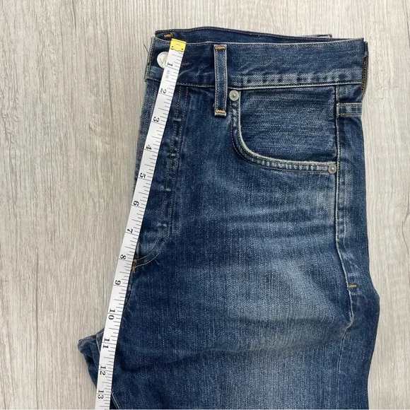 Citizens of Humanity Liya High Rise Classic Fit Crop with Distressed Hem, 26 - Picture 12 of 14